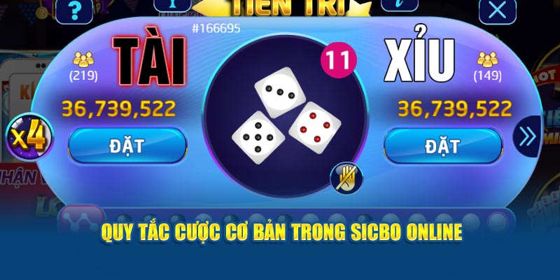 Quy tắc cược cơ bản trong sicbo online