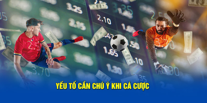 Yếu tố cần chú ý khi cá cược  